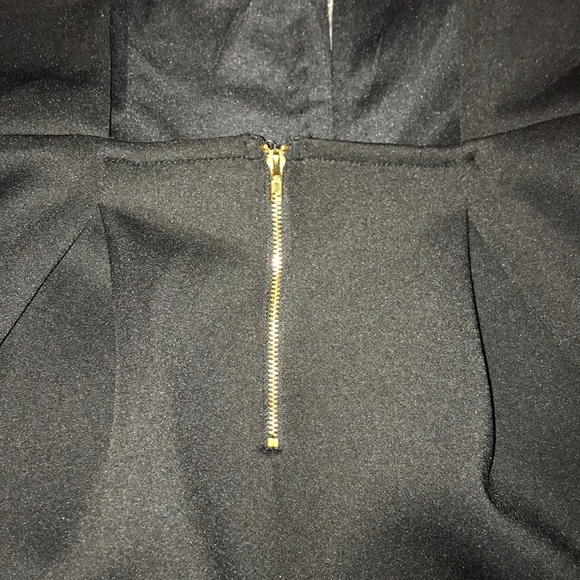 Little Black Plunge Dress - Picture 3 of 6